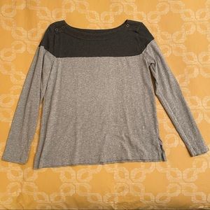 Loft Gray Knit Top